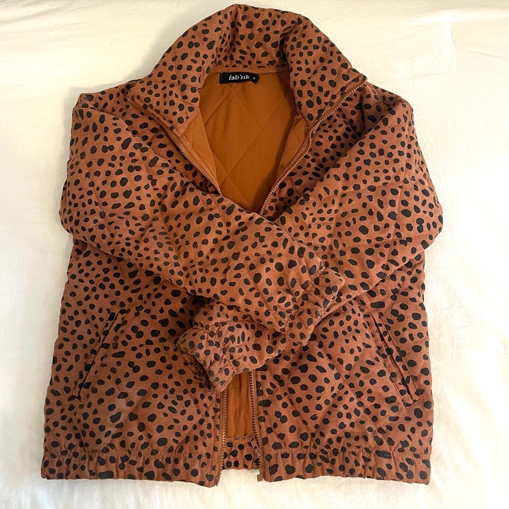 Animal Print Quilted Jacket - Fabr’ik - Gem